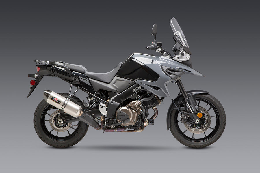 V-STROM 1050 2020 R-77 Stainless Slip-On Exhaust, w/ Stainless Muffler