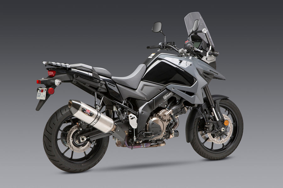 V-STROM 1050 2020 R-77 Stainless Slip-On Exhaust, w/ Stainless Muffler