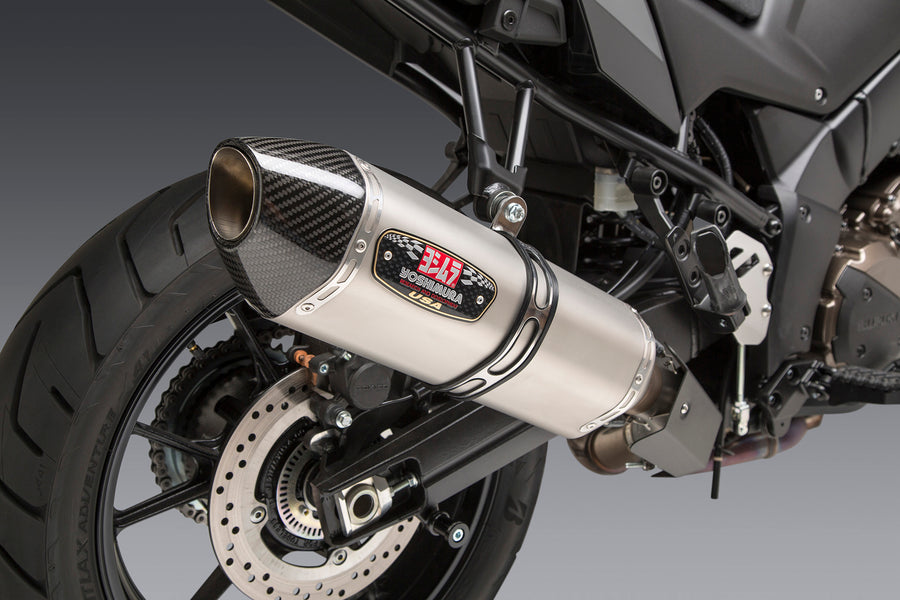 V-STROM 1050 2020 R-77 Stainless Slip-On Exhaust, w/ Stainless Muffler