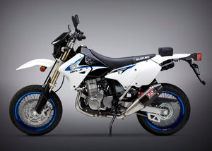 DR-Z400S/SM 00-24 RS-4 Dual Stainless Full Exhaust, w/ Carbon Fiber Mufflers