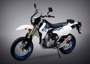 DR-Z400S/SM 00-24 RS-4 Dual Stainless Full Exhaust, w/ Carbon Fiber Mufflers