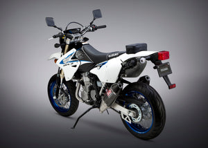 DR-Z400S/SM 00-24 RS-4 Dual Stainless Full Exhaust, w/ Carbon Fiber Mufflers