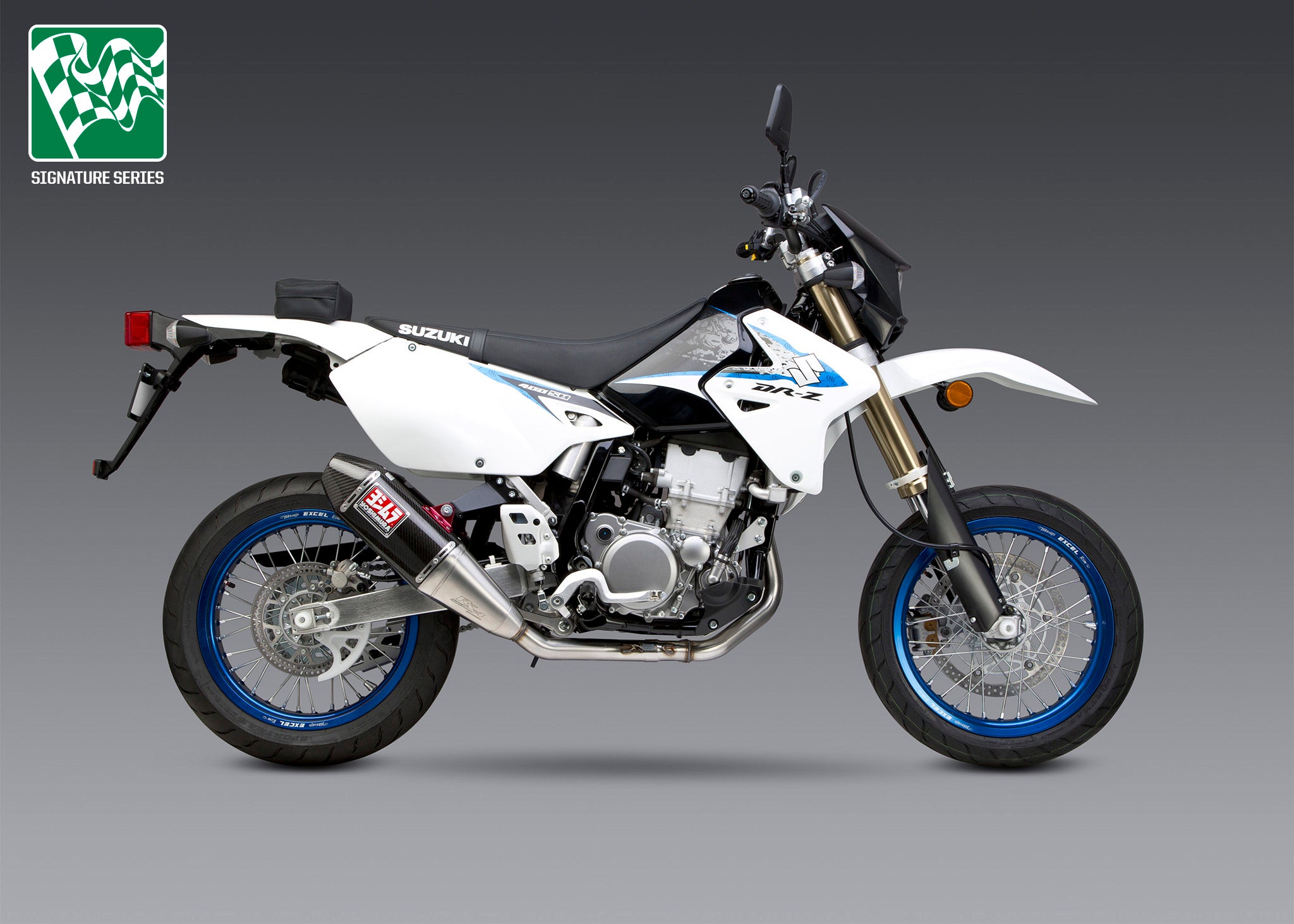 Yoshimura DR-Z400S/SM 00-24 RS-4 Stainless Dual Exhaust w