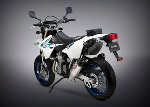 DR-Z400S/SM 00-24 RS-4 Dual Stainless Full Exhaust, w/ Aluminum Mufflers