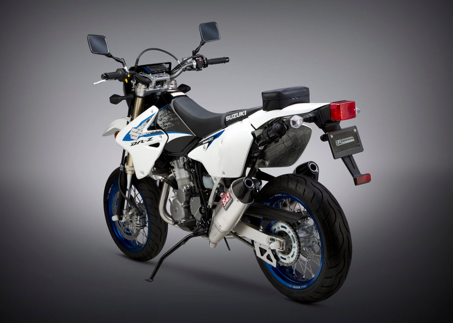 DR-Z400S/SM 00-24 RS-4 Dual Stainless Full Exhaust, w/ Aluminum Mufflers