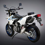 DR-Z400S/SM 00-24 RS-4 Dual Stainless Full Exhaust, w/ Aluminum Mufflers