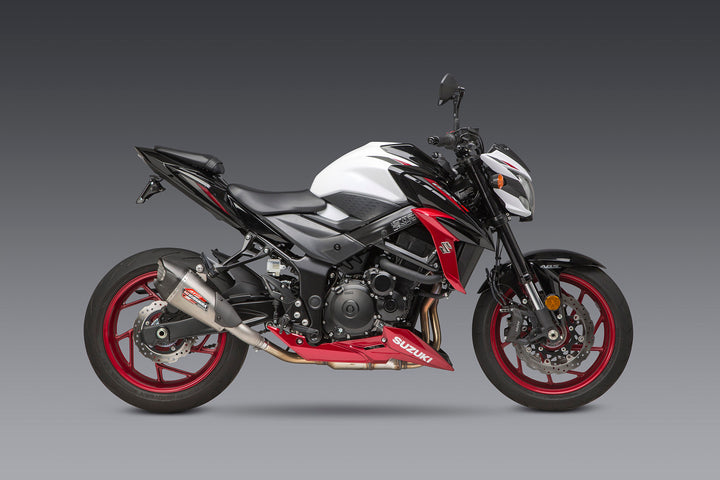 GSX-S750/Z 18-22 AT2 Stainless Slip-On Exhaust, w/ Stainless Muffler