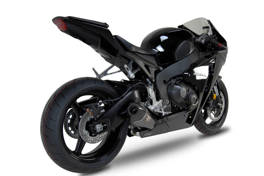 CBR1000RR/ABS 08-11 Race R-77 Stainless Slip-On Exhaust, w/ Carbon Fiber Muffler