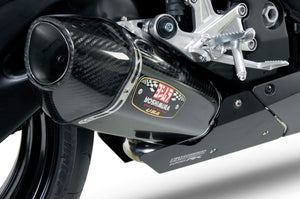 CBR1000RR/ABS 08-11 Race R-77 Stainless Slip-On Exhaust, w/ Carbon Fiber Muffler