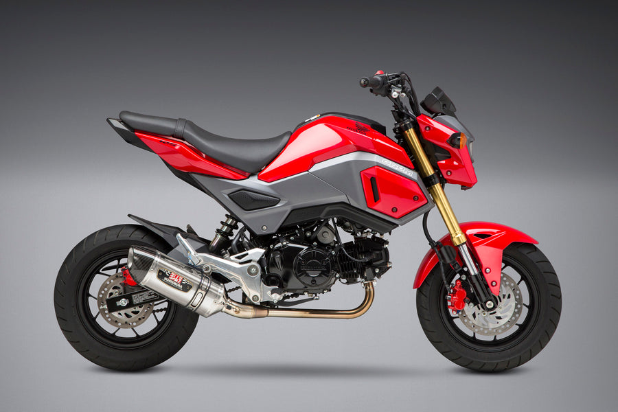 U.S. SPEC GROM 14-20 RACE R-77 STAINLESS FULL EXHAUST, W/ STAINLESS MUFFLER
