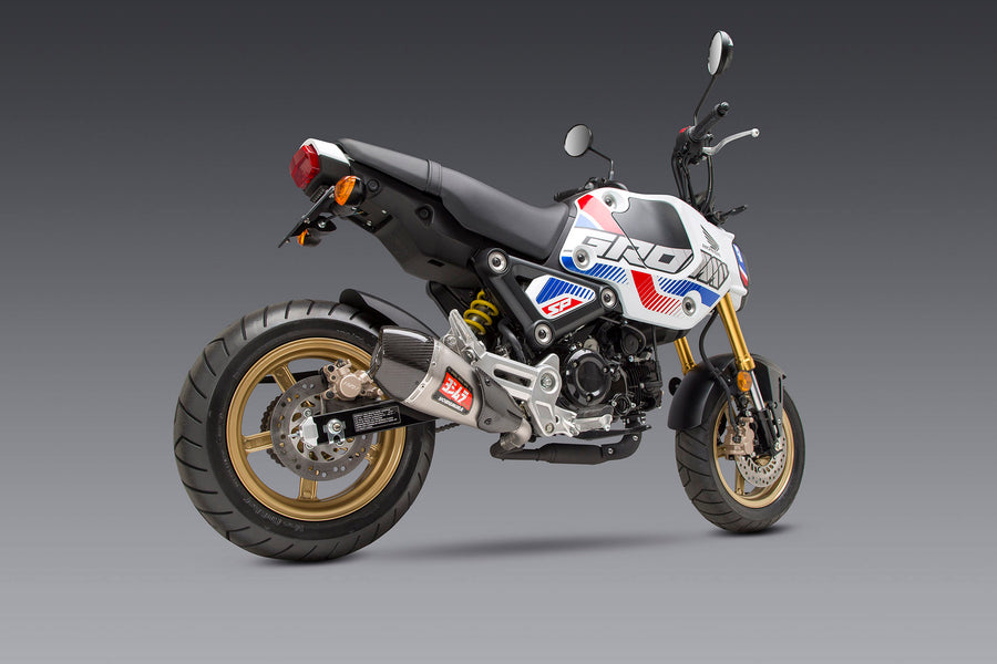 GROM 2022-23 RS-9T Stainless Slip-On Exhaust, w/ Stainless Muffler