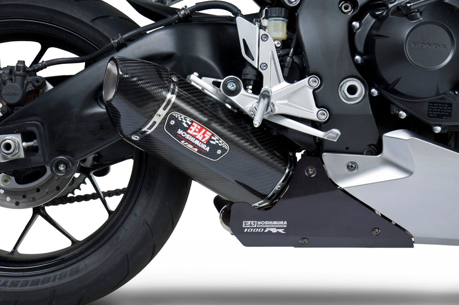 CBR1000RR/ABS 12-13 Race R-77 Stainless Slip-On Exhaust, w/ Carbon Fiber Muffler