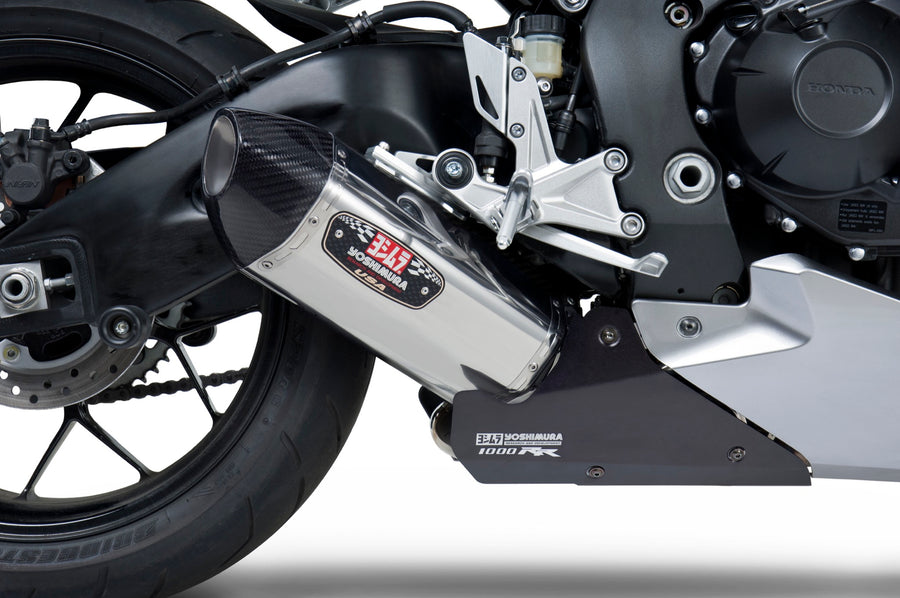 CBR1000RR/ABS 12-13 Race R-77 Stainless Slip-On Exhaust, w/ Stainless Muffler
