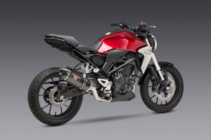 CB300R 19-21 Race R-77 Stainless Full Exhaust, w/ Carbon Fiber Muffler