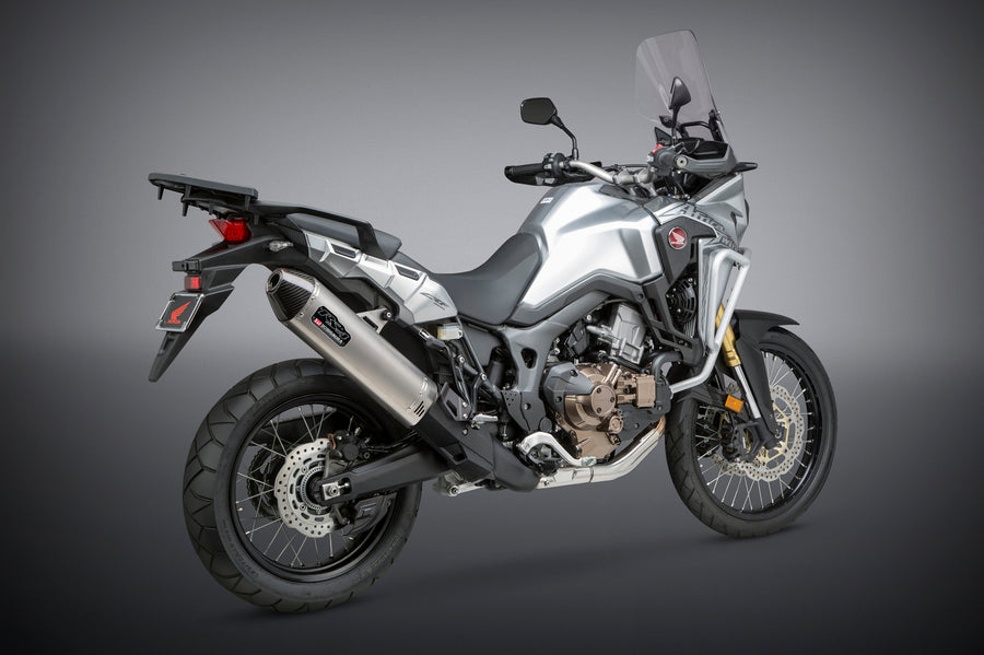 Africa Twin 16-19 RS-4 Stainless Slip-On Exhaust, w/ Stainless Muffler
