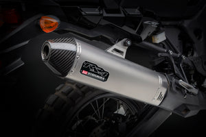Africa Twin 16-19 RS-4 Stainless Slip-On Exhaust, w/ Stainless Muffler