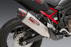 Africa Twin 20-25 RS-12 Stainless Slip-On Exhaust, w/ Stainless Muffler
