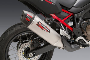 Africa Twin 20-23 RS-12 Stainless Slip-On Exhaust, w/ Stainless Muffler
