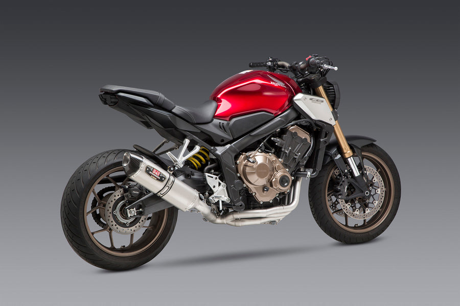 CBR650F 14-18/CB650F 18/CBR650R 19-23 Race R-77 Stainless Full Exhaust, w/ Stainless Muffler