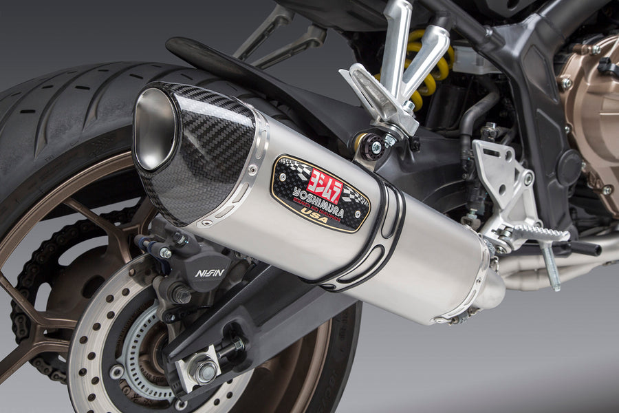 CBR650F 14-18/CB650F 18/CBR650R 19-23 Race R-77 Stainless Full Exhaust, w/ Stainless Muffler