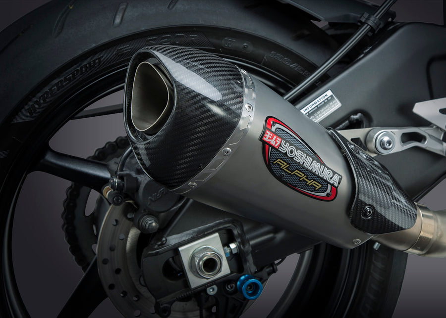 FZ-10 17/MT-10 18-21 ALPHA T Stainless Slip-On Exhaust, w/ Stainless Muffler