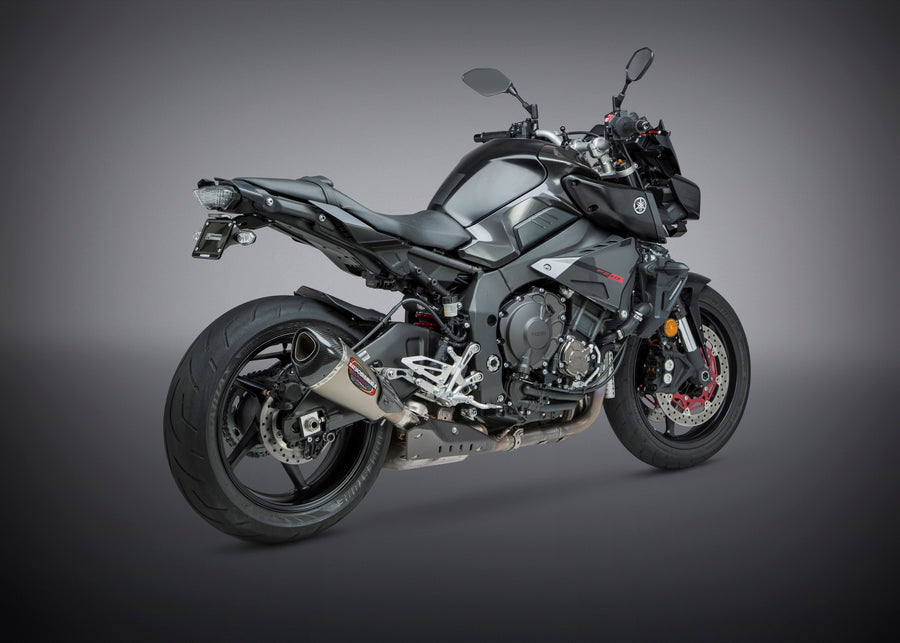 FZ-10 17/MT-10 18-21 ALPHA T Slip-On Titanium Exhaust, w/ Titanium Muffler