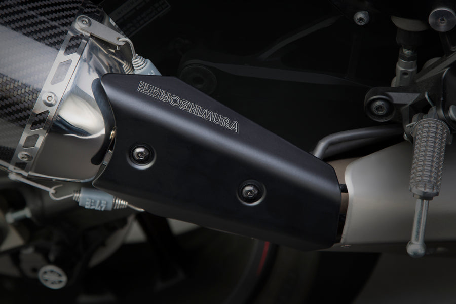 YZF-R1/M/S 15-19 ALPHA Stainless Slip-On Exhaust, w/ Stainless Muffler