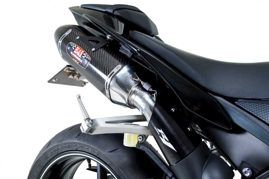 YZF-R1 09-14 R-77 Stainless Slip-On Exhaust, w/ Carbon Fiber Mufflers
