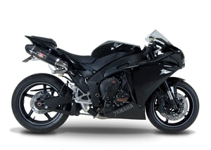 Yoshimura YZF R1 2009 14 TRC D Slip On Dual Exhaust Carbon Mufflers Yoshimura R D of America Inc