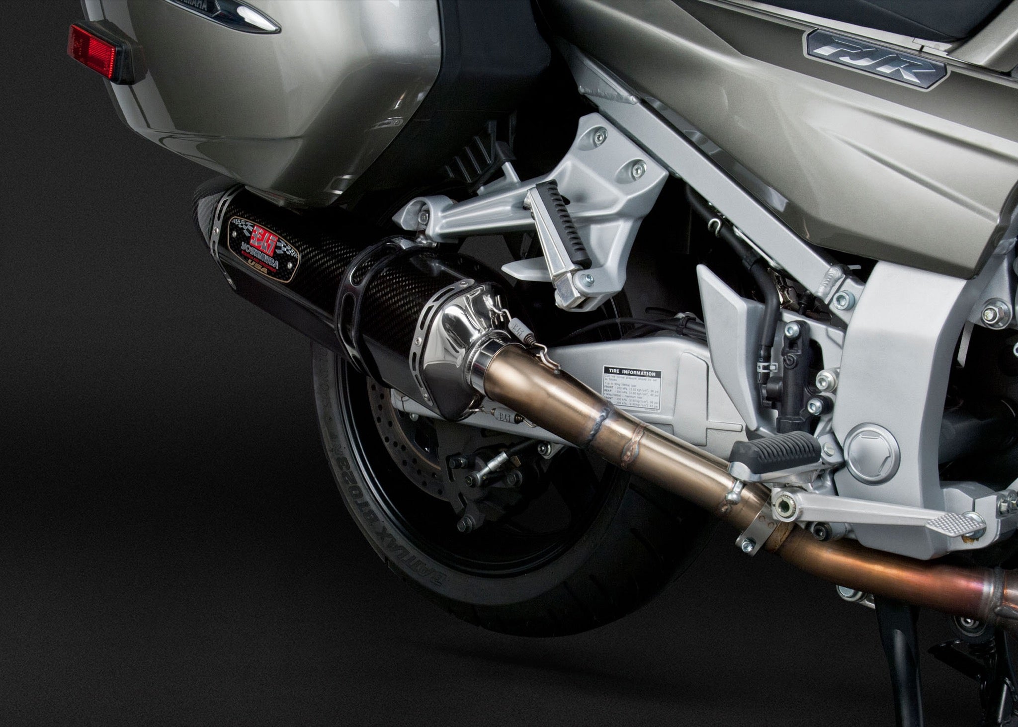 Yoshimura FJR1300A 2013-22 R-77 Slip-On Dual Exhaust Carbon