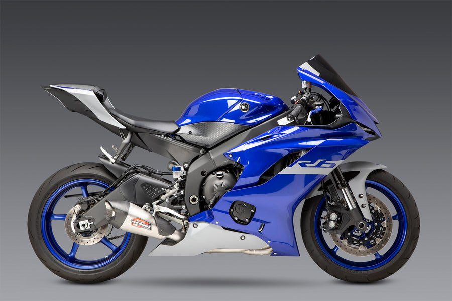 YZF-R6V 06-20 Race AT2 Stainless Full Exhaust, w/ Stainless Muffler