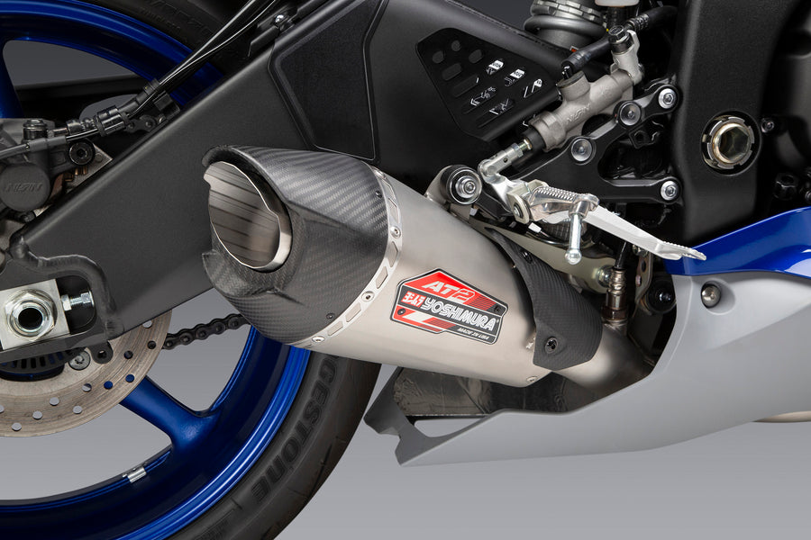 YZF-R6V 06-20 Race AT2 Stainless Full Exhaust, w/ Stainless Muffler