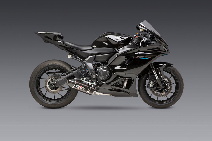 FZ/MT-07 15-24 / XSR700 18-24 / R7 22-25 Race R-77 Stainless Full Exhaust, w/ CF Muffler