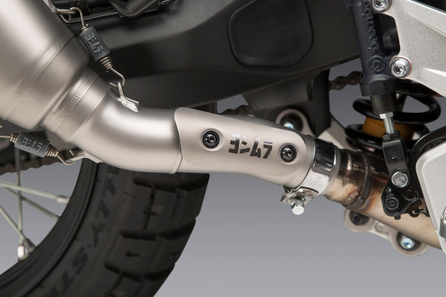 TENERE 700 21-23 RS-12 Stainless Slip-On Exhaust, w/ Stainless Muffler