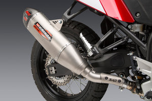 TENERE 700 21-23 RS-12 Stainless Slip-On Exhaust, w/ Stainless Muffler