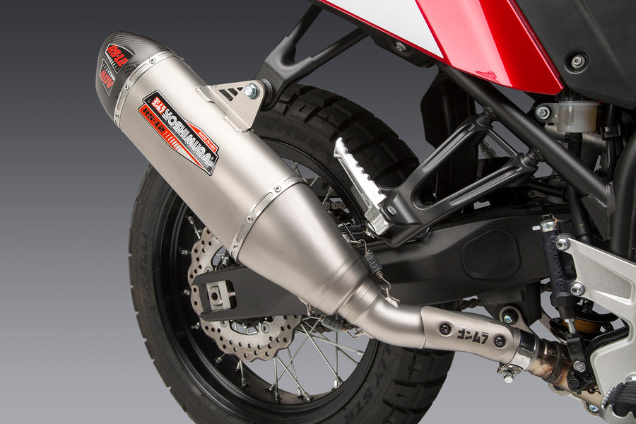 TENERE 700 21-25 RS-12 Stainless Slip-On Exhaust, w/ Stainless Muffler