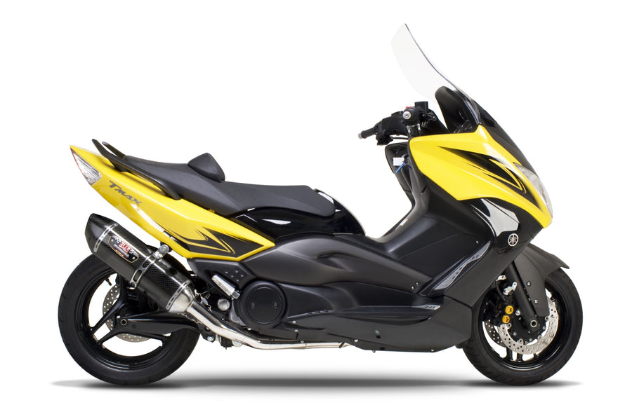 TMAX 500 08-11 Race R-77 Stainless Full Exhaust, w/ Carbon Fiber Muffler
