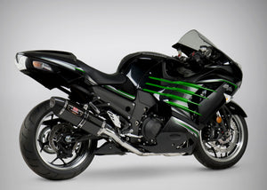 ZX-14R/ABS 12-23 Race R-77 Stainless Full Exhaust, w/ Carbon Fiber Muffler