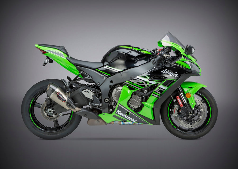 ZX-10R/RR 12-20 ALPHA T Slip-On Titanium Exhaust, w/ Titanium Muffler