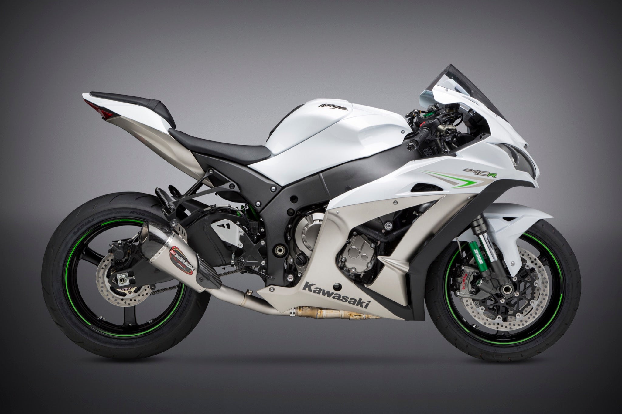 Yoshimura ZX-10R/RR 2016-20 ALPHA T 3/4 Titanium Exhaust Titanium