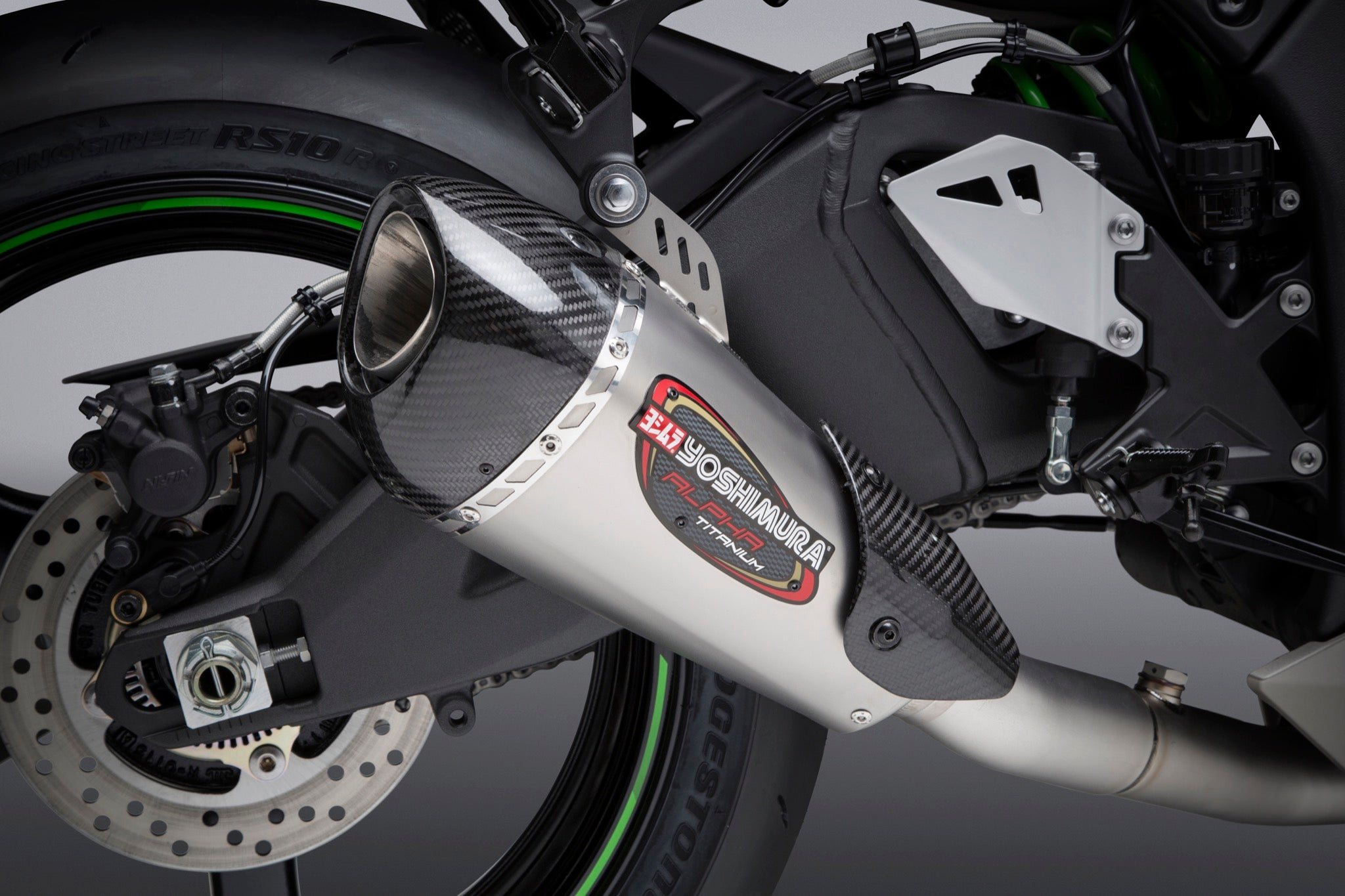 Yoshimura ZX-10R/RR 2016-20 ALPHA T 3/4 Titanium Exhaust Titanium