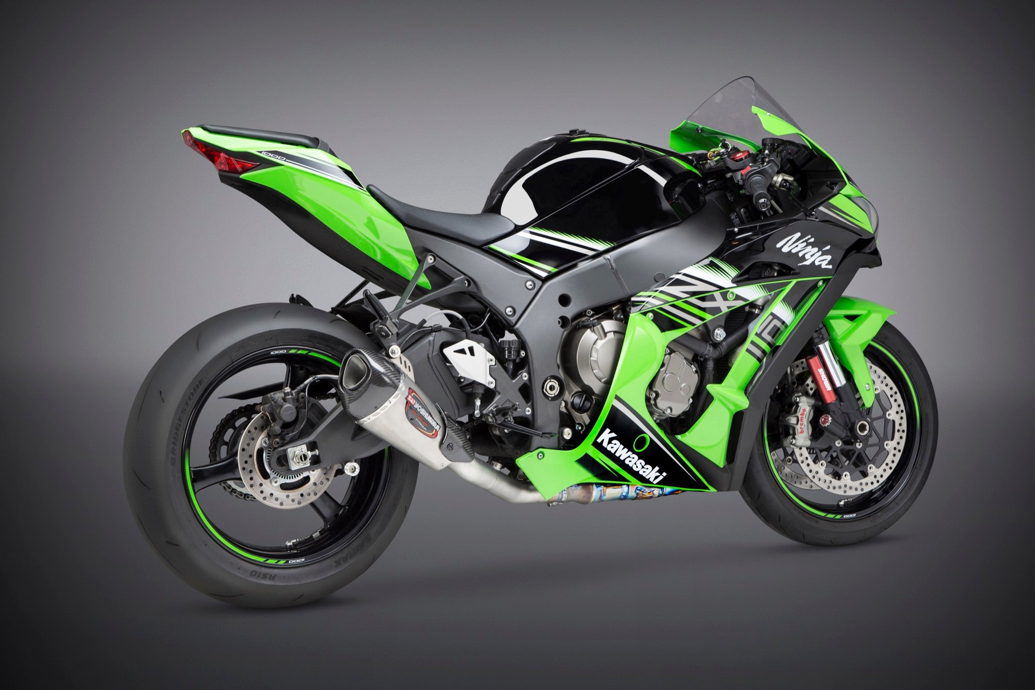 Yoshimura ZX-10R/RR 2016-20 ALPHA T 3/4 Titanium Exhaust Titanium