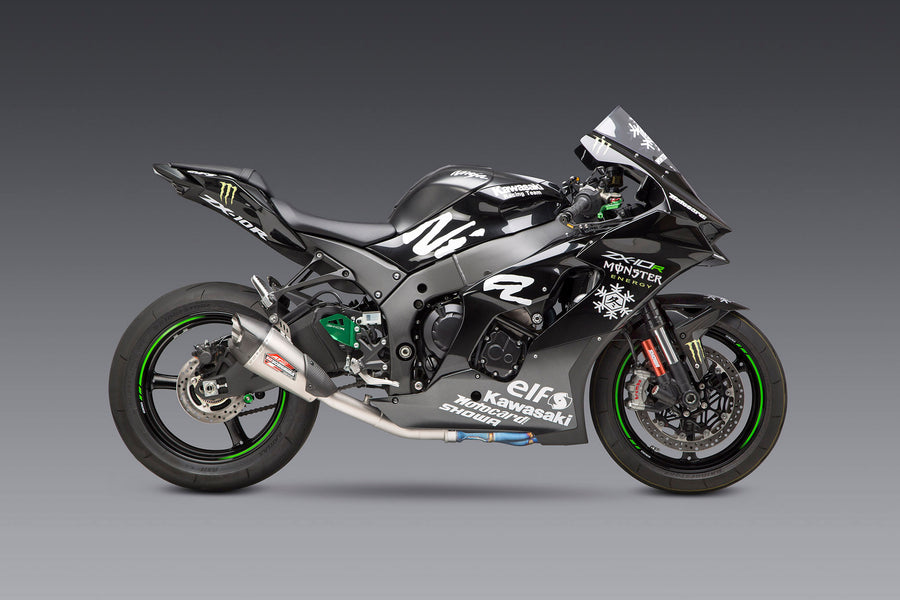 ZX-10R/RR 21-24 Race AT2 Stainless 3/4 Exhaust, w/ Stainless Muffler