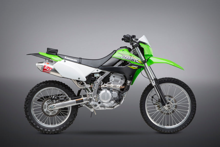 KLX250S/SF 09-20 / KLX300S/SM 21-24 Race RS-2 Stainless Slip-On Exhaust, w/ Alum