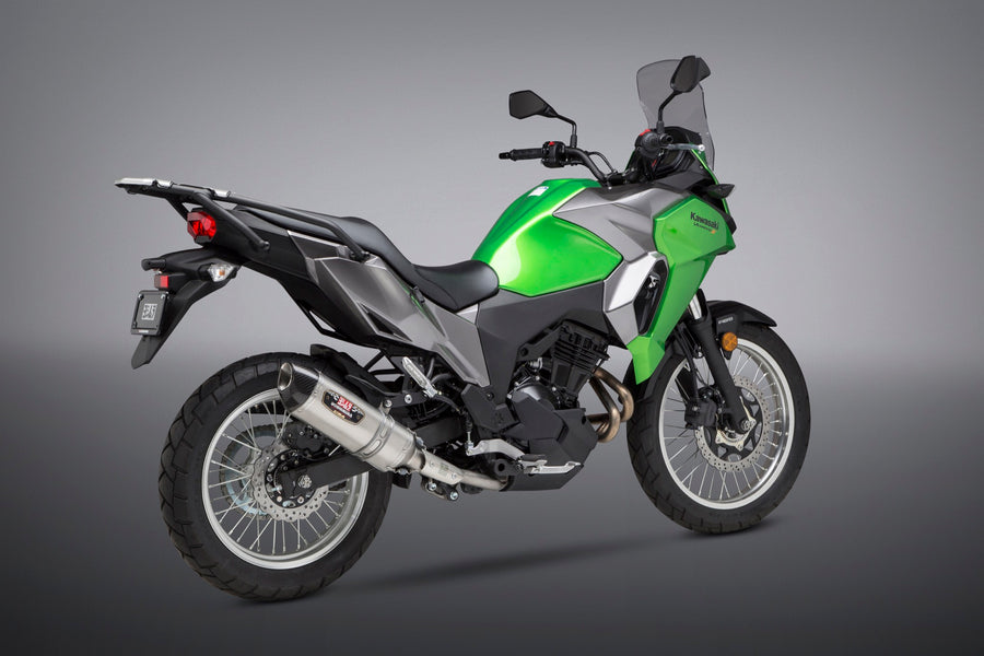 VERSYS-X 300 17-23 R-77 Stainless Slip-On Exhaust, w/ Stainless Muffler