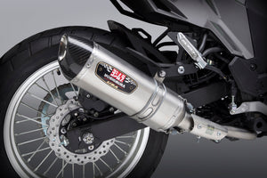 VERSYS-X 300 17-23 R-77 Stainless Slip-On Exhaust, w/ Stainless Muffler