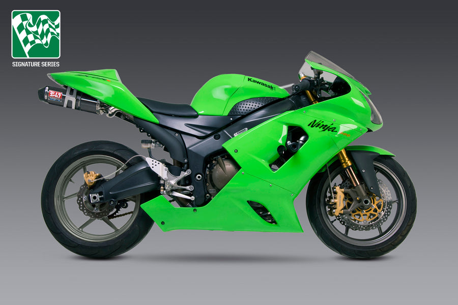 ZX-6R/RR 07-08 RS-5 Stainless Slip-On Exhaust, w/ Carbon Fiber Muffler