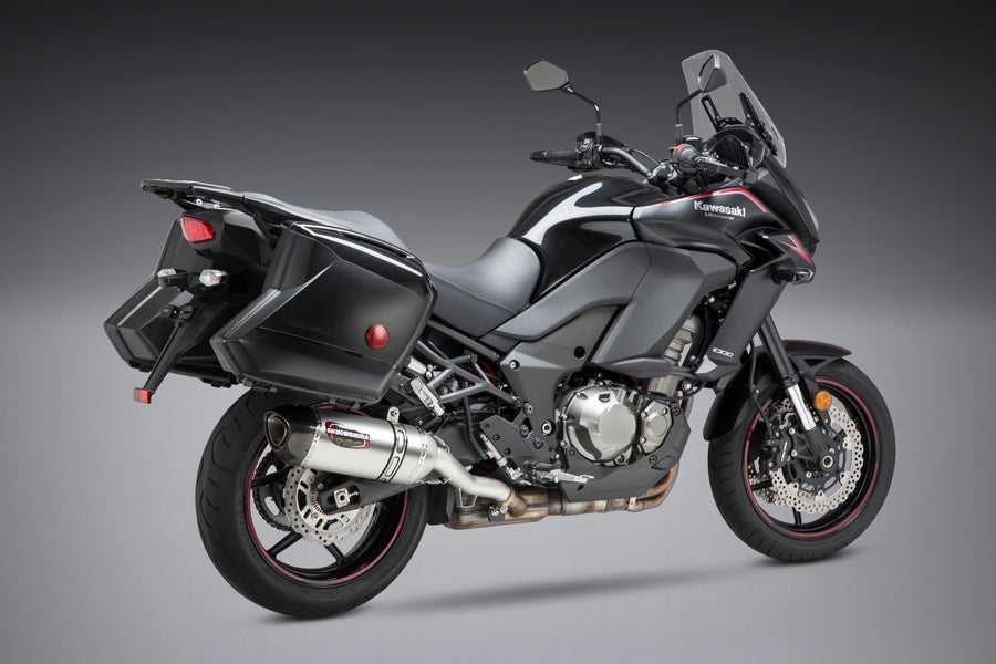 VERSYS 1000 15-18 ALPHA Stainless Slip-On Exhaust, w/ Stainless Muffler