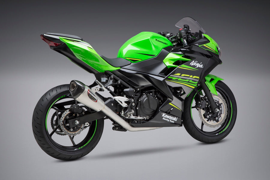 NINJA 400 18-23/Z400  Race ALPHA T Stainless Full Exhaust, w/ Stainless Muffler