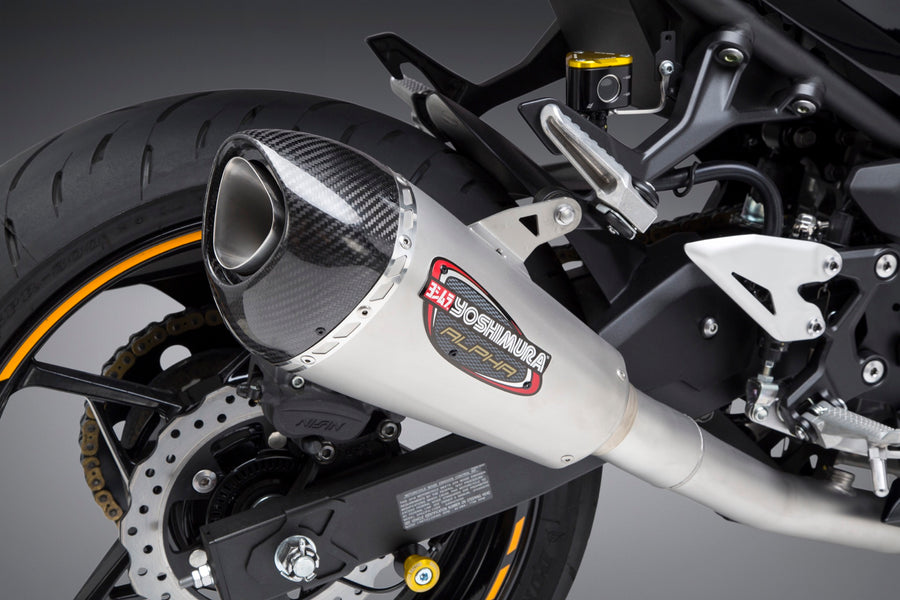 NINJA 400 18-23/Z400  Race ALPHA T Stainless Full Exhaust, w/ Stainless Muffler
